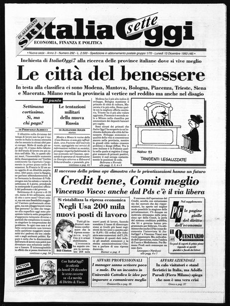 Italia oggi : quotidiano di economia finanza e politica